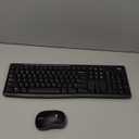 Logitech MK270 Wireless Keyboard and Mouse Combo for Windows, 2.4 GHz, 8 Multimedia Keys, PC, Laptop, Wireless Keyboard Compact Mouse Combo - Black (1 Pack)
