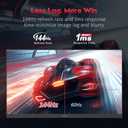 Viewedge 24 Inch Gaming Monitor 1080p 144hz, IPS 1ms FHD Computer Monitor with 110% sRGB, Bluelight Filter, HDMI & VGA Port, Support Wall Mount