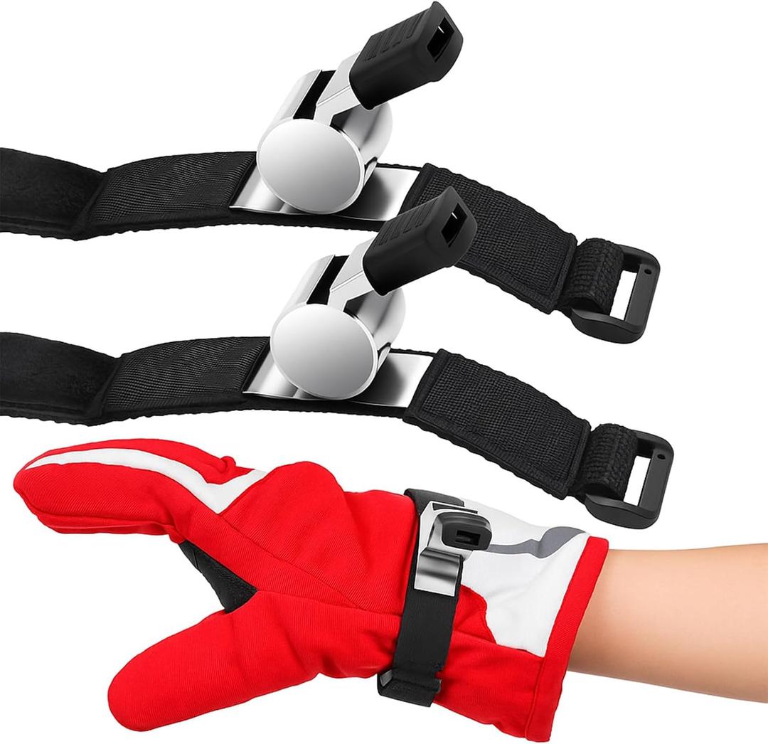 2 Pieces Sports Coach Whistle with Strap Metallic Loud Official Hockey Football Soccer Referee Whistle with Rubber Sleeve for Coaches Polices Referees