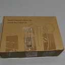 BAFUWEIY Fingerprint Door Lock, 6-in-1 Smart Door Knob with App Control/Fingerprints/IC Cards/Passwords/2 Keys, Fingerprint Door Knob Biometric Door Lock for Bedroom Apartment-Pink