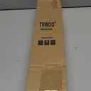 Wrap Around Curtain Rods,Black Curtain Rods 28 to 48 Inch,5/8 Inch Adjustable Blackout Curtain Rod Set,Room Darkening Single Window Rod,Metal Thicken Hidden Curved Drapery Rod 28-48",Matte Black