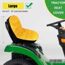 BeadChica Large Universal Lawn Mower Tractor Seat Cover,Riding Mower Seat Cover, LP92334,18" 600D Fabric