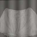 LASLULU Womens Flowy Tennis Skirt Mesh Workout Athletic Skirts with Pockets Shorts High Waisted Golf Skort Ballet Pickleball (White, L)