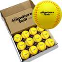The Anywhere Ball - Baseball Foam Training and Practice Ball (12 Pack) – Soft and Squishy Foam for Indoor & Outdoor Use – Designed for Players, Teams, and Coaches