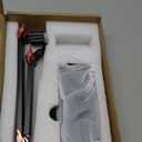 Height Adjustable Portable Monitor Stand, Upgrade Knob Adjustment Portable Monitor Holder for 15.6 17.3 18.5 Inch Screen, Ergonomic Travel Monitor Mount, Tablet Stand for iPad 12.9