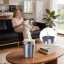 Humidifiers for Bedroom Large Room Baby, 4L Ultrasonic Cool Mist Humidifier, 304 Stainless Steel humidifiers, Auto Humidity Control, Humidity Display, Night Light, Quiet,Timer,Aromatherapy