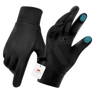 GXCROR Winter Gloves with Windproof & 3M Thermal Insulation, Touchscreen & Anti-Slip, Ideal for Running, Cycling, Hiking, Driving, and Outdoor Activities