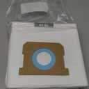 for Shop Vac Bags 10-14 Gallon, Type F 90662 9066200 9066233; Type I 90672 9067200 9067233; VF2005, High Efficiency Disposable Fine Dust Collection Vacuum Filter Bags (5 Pack)