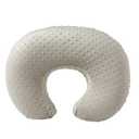 Baby Nursing Pillow and Body Positioner with Premium Slipcover for Breastfeeding for Baby Boys and Girls, Feeding Pillow with Breathable Comfortable Pillowcase (Tidal Foam)