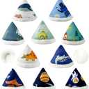 BISENKID Coral Velvet Pee Covers Baby Boy New Technology Fabric Reusable Pee Cap Diaper Changing Accessory for Boys 10 Packs