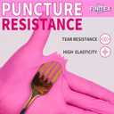 FINITEX Nitrile Disposable Latex-Free Gloves - 3.5mil 100/1000PCS Powder-Free Latex Free Cleaning Medical Exam Food Gloves