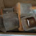 PISAO 24 Pcs Chair Leg Floor Protectors Square, Silicone Chair Leg Protectors Caps Covers for Hardwood Floors, Furniture Pads Sliders with Wrapped Felt Bottom Medium (Fit:3/4"~1-1/8")