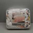 Lush Decor Flutter Butterfly 3-Piece Quilt Set, Cute Quilted Bedspread, Pink, Full/Queen