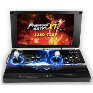 TOJASDN 30000 in 1 Portable Arcade Game Console 17.5-inch HD Screen Dual Players Pandoras Box 80S,Retro Video Game Machine Search/Hide/Save/Load/Pause Games