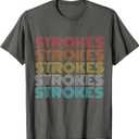 Retro Vintage Strokes T-Shirt Medium