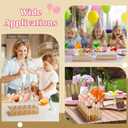 2PC Cake Pop Holder 17 Holes Lollipop Holder Stand Gold Metal Cakepop Stand Display Cake Pop Stand for Dessert Table Weddings Birthday Halloween Candy Decorative