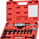 13Pcs Blind Hole Collet Bearing Puller Set, Slide Hammer Pilot Inner Bearing Removal Tool with 8-32mm Collets, Internal Bearing Extractor Puller Kit