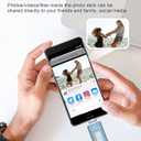 256GB USB Flash Drive for Phone and Pad, Photo Stick High Speed External USB Thumb Drives Photo Storage Memory Stick for Save More Photos and Videos (Blue, 256GB)