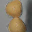Double Sided Sticky Bra Push Up, Invisible Bra Pad Inserts for Large Breasts, Adhesive Bra for Bikini Swimsuit (Beige, Large) 