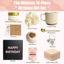 Happy Birthday Gift for Women，Birthday Box with Affirmation Cards, Large