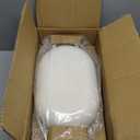 Enameled Cast Iron Sourdough Bread Oven, Dutch Oven, Loaf Cast Iron Bread Pan for Homemade Bread Baking, Meatloaf Pan with Lid, 5QT, White