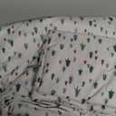 Christmas Duvet Cover Queen Size Set - Extra Soft Queen Duvet Cover with 2 Pillow Shams - Holiday Xmas Bedding with Zipper Closures & Ties - Comfy, Cozy, Breathable Bed Set - 90 x 90, Christmas Trees (03 - Christmas Trees 4 (No Comforter))