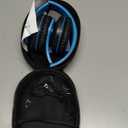 ZIHNIC Bluetooth Headphones Over-Ear, Foldable Wireless and Wired Stereo Headset Micro SD/TF, FM for Cell Phone,PC,Soft Earmuffs &Light Weight for Prolonged Wearing (Black/Blue)