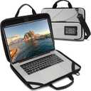 Laptop Case Hard Shell Laptop Bag for Men Women with Shoulder Strap (14.1-15.6 inch laptop case, Silver)