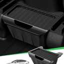 Zanch Tesla Trash Can, Multi-Use & Easy to Clean, Rear Center Console Organizer Designed for Model Y (2020-2025), Tesla Model Y Accessories 2025 [Not fit for New Model Y Juniper] - Hinged Lid