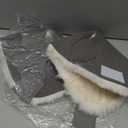 2 Pcs Heel Protectors for Pressure Sores Sheepskin Heel Pads Soft Foot Cushions Pad Heel Protectors Adjustable Foot Pillows with Securing Strap for Bed Sore Ankle Ulcers(Dark Grey)