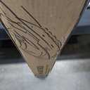 OCEANBROAD EVA Foam Boat Flooring with 3M Adhesive Backing Marine Self-Adhesive Decking 96''x45.6''/36''/28.8''/16.8'', 48''x16.8'' Faux Teak Sheet for Jon Boats Swim Platform Helm Pad RV Floor (Dark Gray with Blue Seam Lines)