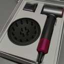 SHRATE Professional High Speed Ionic Hair Dryer | Ultra-Fast Drying | 500 Million Negative Ions | Low Noise | 160000 RPM | Compact Blow Dryer with Magnetic Diffuser for Faster Drying All Hair Types (Grey)