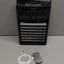 Portable Air Conditioners,4-in-1 Evaporative Air Cooler with 3 Speeds, 3 Modes & 7 LED Light Cooling Fan with Remote, 2-8H Timer, 1200ML Personal Mini Air Conditioner for Bedroom and Office