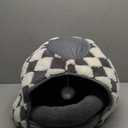 BALANCE Cat Beds for Indoor Cats, 2-in-1 Cat Bed Cave with Anti-Slip Bottom and Ultra-Soft Plush, Cozy Cats House Tent for Kittens and Small Dogs, 19 Inches, Dark Grey