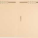 Amazon Basics Manila File Folders with Fasteners for Organized Filing, Letter Size, 100-Pack