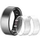 sylacor Ring Cover Compatible with Ringconn Gen 2, Durable Scratch-Resistant TPU Protecter for Women Men for Gym and Working Out (3 Clear, Size 9)