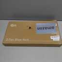 STORAGE MANIAC Expandable Shoe Rack, 12 Pairs Stackable Small Shoe Rack, Metal Adjustable Shoes Organizer for Closet, Entryway, Hallway, Garage, Front Door, Shoes Shelves, White 2Tier