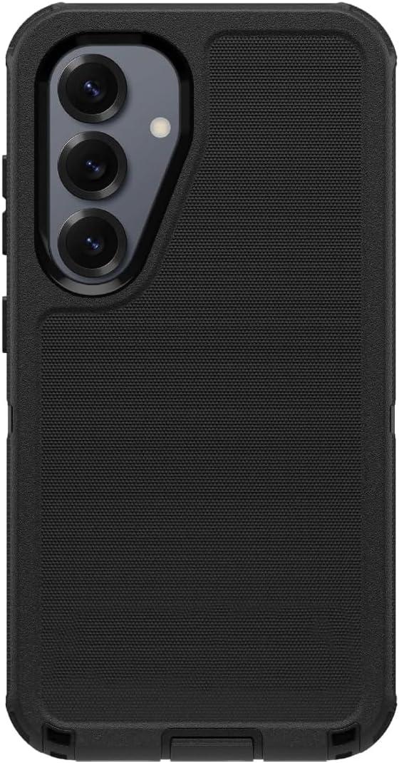 Defender Case Compatible with Samsung Galaxy S25 Plus Defender Phone Case Screenless, Rugged & Durable, Black
