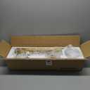 17 Inch Bathroom Light Fixtures, 3-Light Brass Bathroom Lighting Fixtures Over Mirror with Milk Glass Shade, Vanity Lights for Living Room Bedroom