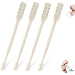 Nose Hair Trimmer 2-in-1,2026 New Double Sided Nose Trimmer.Portable 360 Rotating Manual Nasal Hair Cutter for Men and Women, Manual Hair Remover for Home Travel Essentials