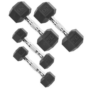 CAP Barbell Coated Dumbbell Weight 2 -5Lb and 2 -20 LB