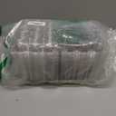 Plastic Egg Cartons Bulk, 48 Packs Empty Clear Plastic Egg Carton Holds Up to 12 Eggs, Reusable Chicken Egg Tray Holders for Family Pasture Chicken Farm, Business Market Display