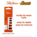 2 x Sally Hansen Salon Effects Perfect Manicure Press-On Nails, When Chocolate Met PB, Press On Nails, Non-Damaging Adhesive Tabs, File, and Alcohol Pad Included