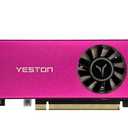 Yeston GeForce RTX 3050 6GB GDDR6 Low Profile Graphics Card for Gaming PC Mini Small Form Factor SSF Slim Low Profile Design(Equipped with a Half Height Shifter)