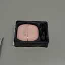 Mini Hair Straightener, Rechargeable Hair Straightener Brush Portable, Fast Heating Hot Comb 3-Speed Temperature Control with Anti Scald Shell for Daily Use (Black)