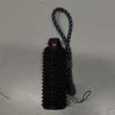 Sensory Roller Fidget with Clicker, Tactile Spikes for Anxiety, Stress Relief, Pain Stim, Autism & Over Stimulation with Lanyard (Black)