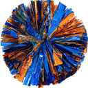 Anderson's Premium Metallic Plastic & Foil Baton School Spirit Shakers, Cheerleader Pom Poms, Football, Basketball, Homecoming Squad, Team, Party, Dance, Club, Performance, Fan Celebration, Pack of 2