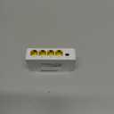 YuanLey 4 Port PoE Extender Gigabit with 3 PoE Out, IEEE 802.3af/at Mini 4 Channel Repeater 1000Mbps, VLAN, Wall and Din Rail Mount Passthrough POE Amplifier/Booster, Plug and Play