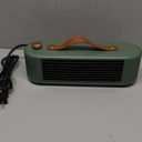 800W portable fast heating heater, multifunctional space heater with 2-level adjustable overheating, suitable for use in bedrooms, offices, and indoor environments (green)