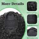 Youthfee 27 Drawstring Ponytail Deep Curly Heat Resistant Instant Clip Ponytail Extension Protective Style Afro Kinky Curly Hair Pieces for Women